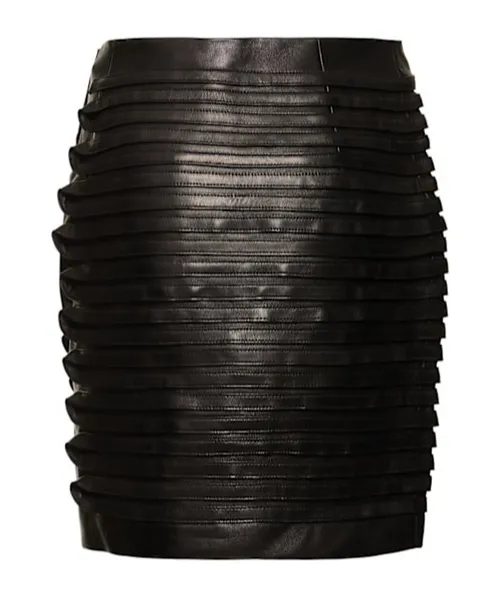 Zippered Mini Skirt