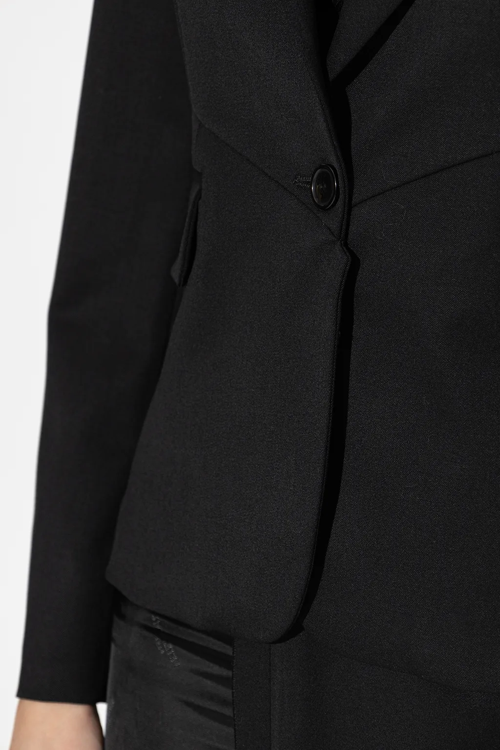 Button Wool Blazer