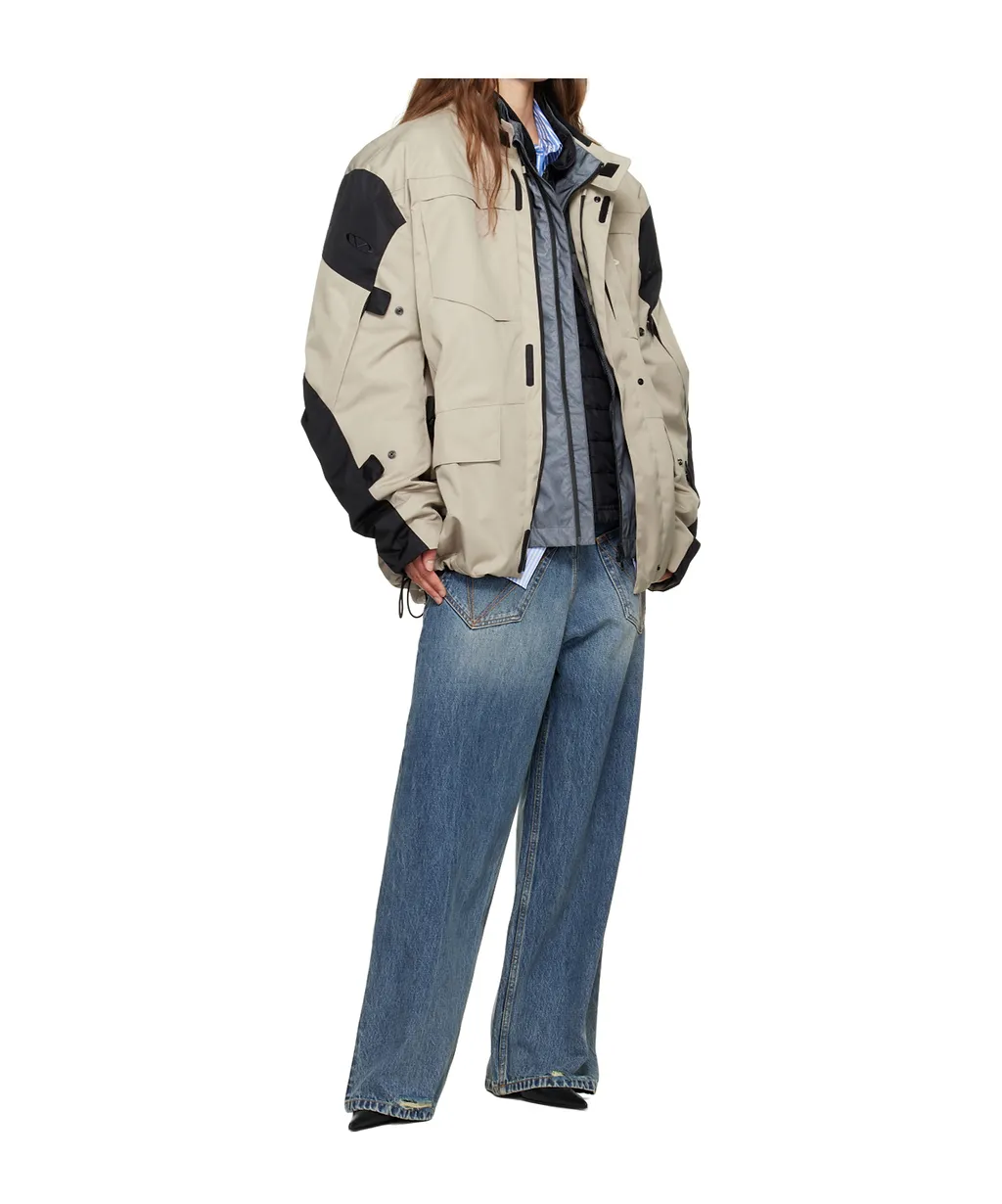 Biker Parka Long-Sleeved Casual Jacket
