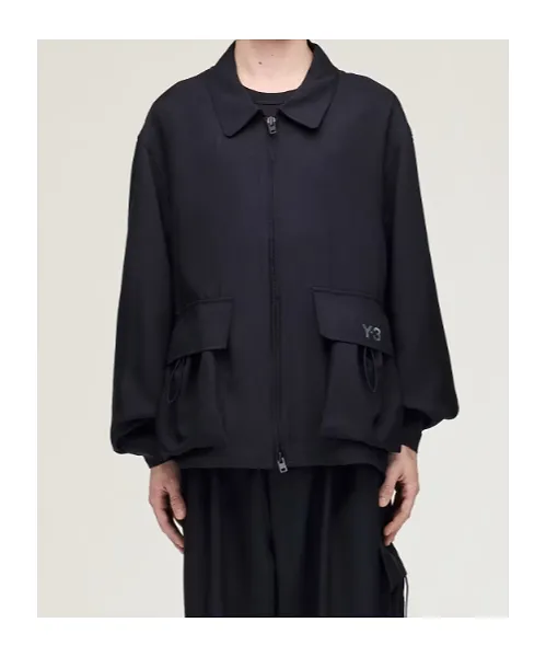 Y-3 Logo Detailed Asymmetric Knitted Jumper