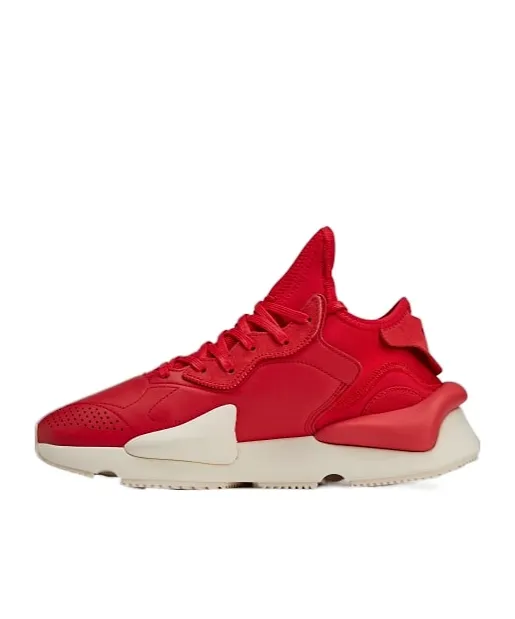 Y-3 Logo Embossed Lace-Up Sneakers