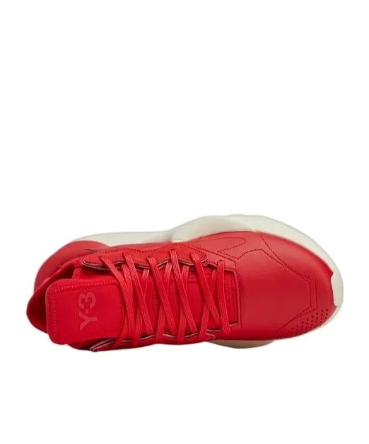 Y-3 Logo Embossed Lace-Up Sneakers