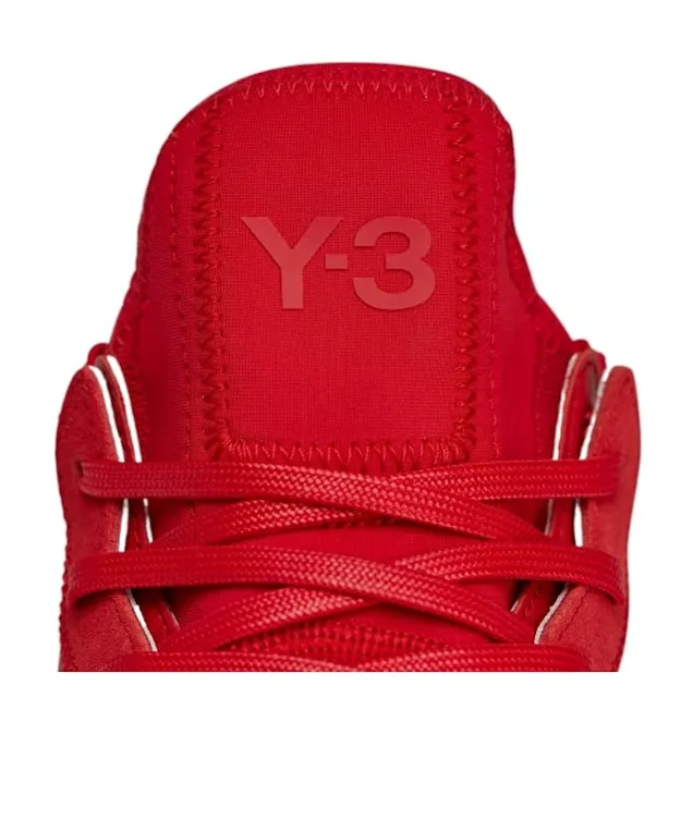Y-3 Logo Embossed Lace-Up Sneakers