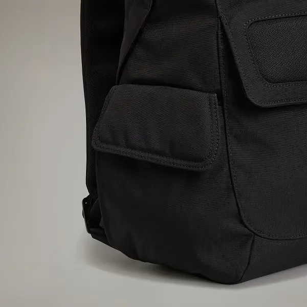 Y-3 Logo Pocket Canvas Backpack