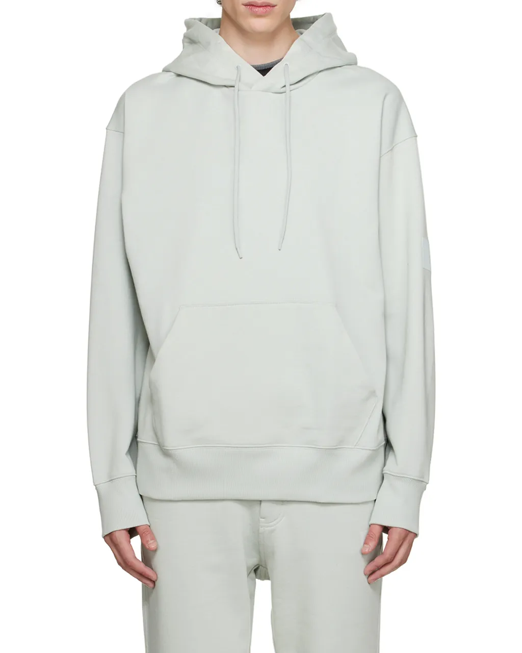 Y-3 Logo Patch Drawstring Hoodie