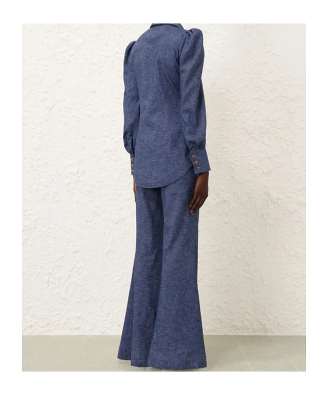Belt-Loop Bell Bottoms