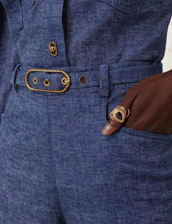 Belt-Loop Bell Bottoms