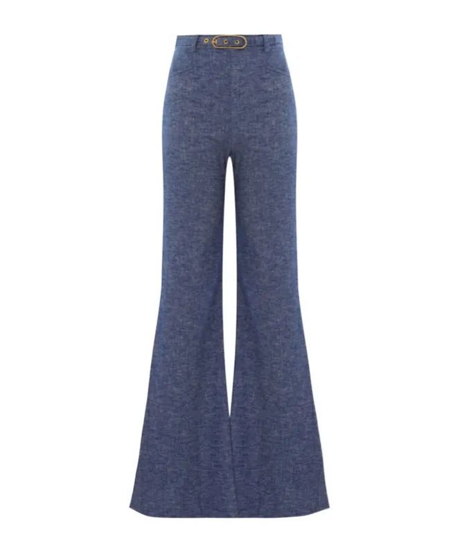Belt-Loop Bell Bottoms