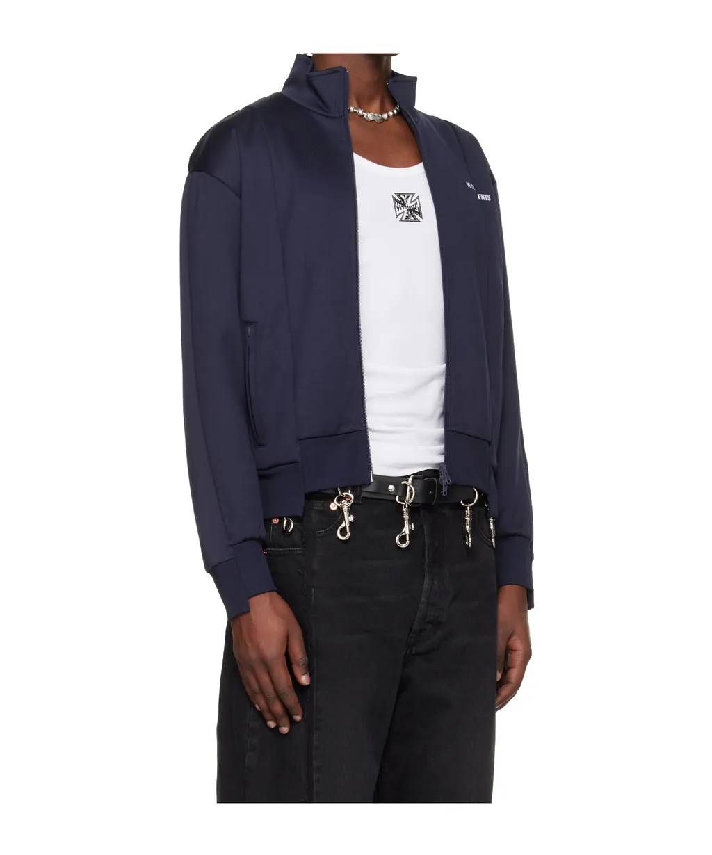 Long-Sleeved Zip-Up Sweatshirt