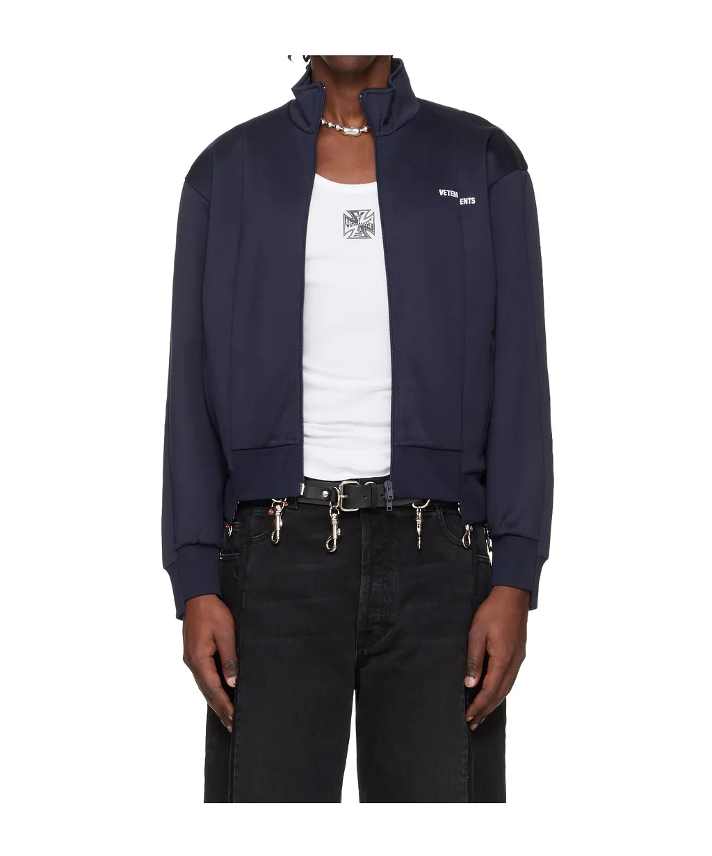 Long-Sleeved Zip-Up Sweatshirt