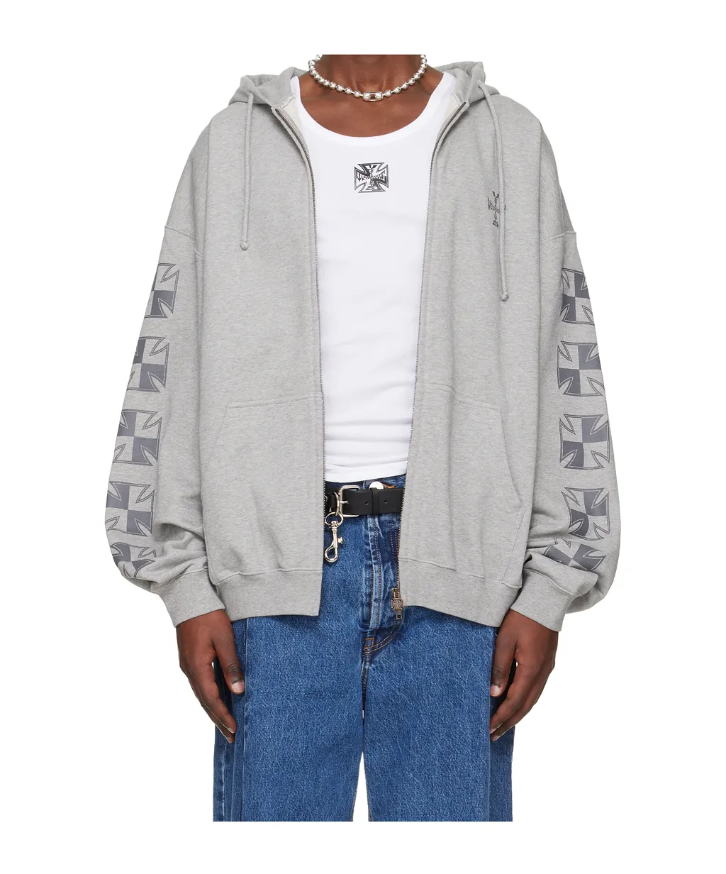 Logo Zip-Up Hoodie