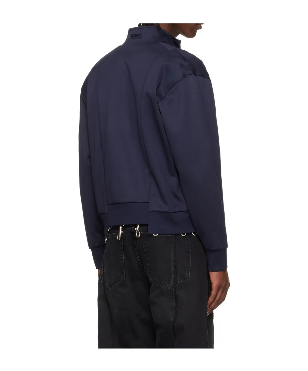 Long-Sleeved Zip-Up Sweatshirt