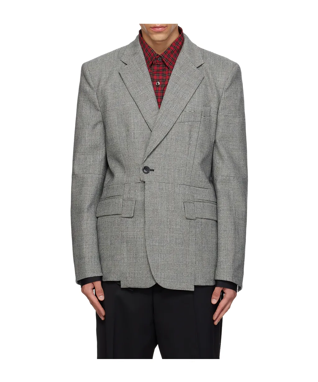 Long-Sleeved Suit Jacket