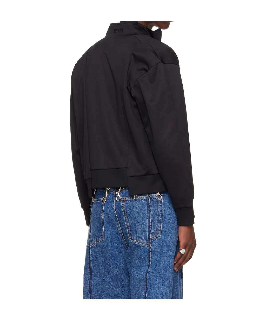 Patchwork Sports Zipper Hoodie