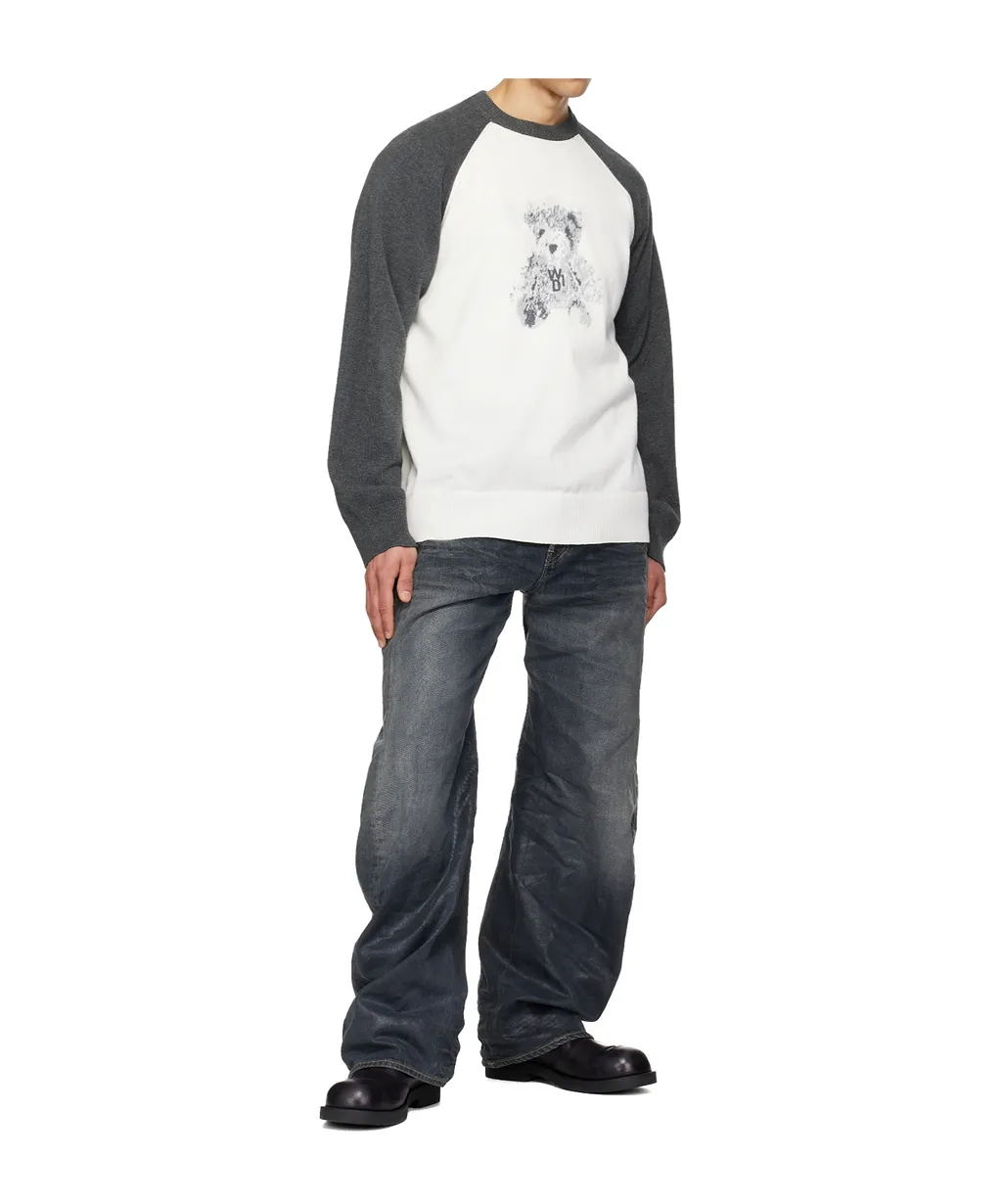 Teddy Long-Sleeved Knit Sweater