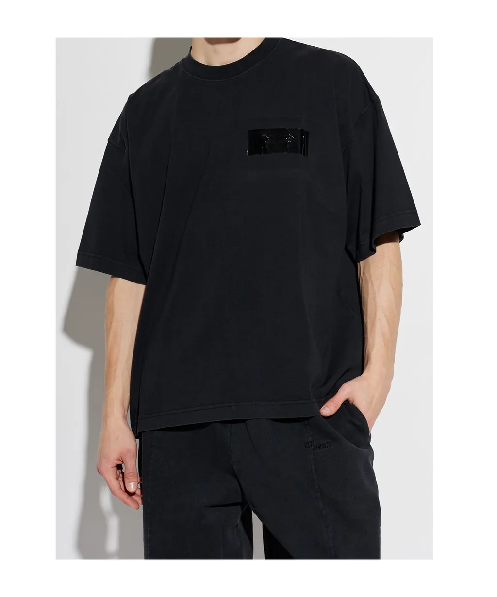 Vetements Logo Detailed Crewneck T-Shirt