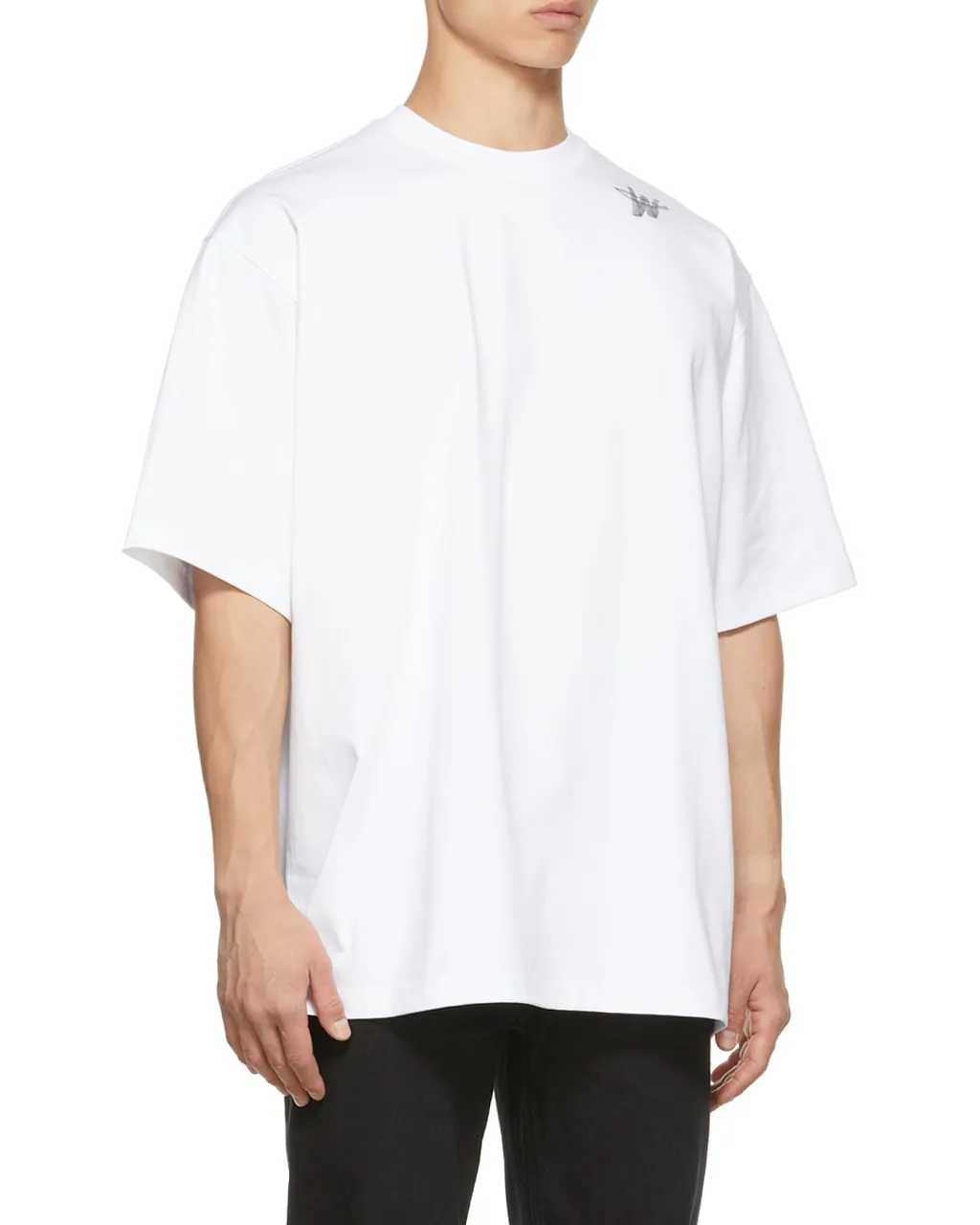 We11Done Oversized Logo Print T-Shirt