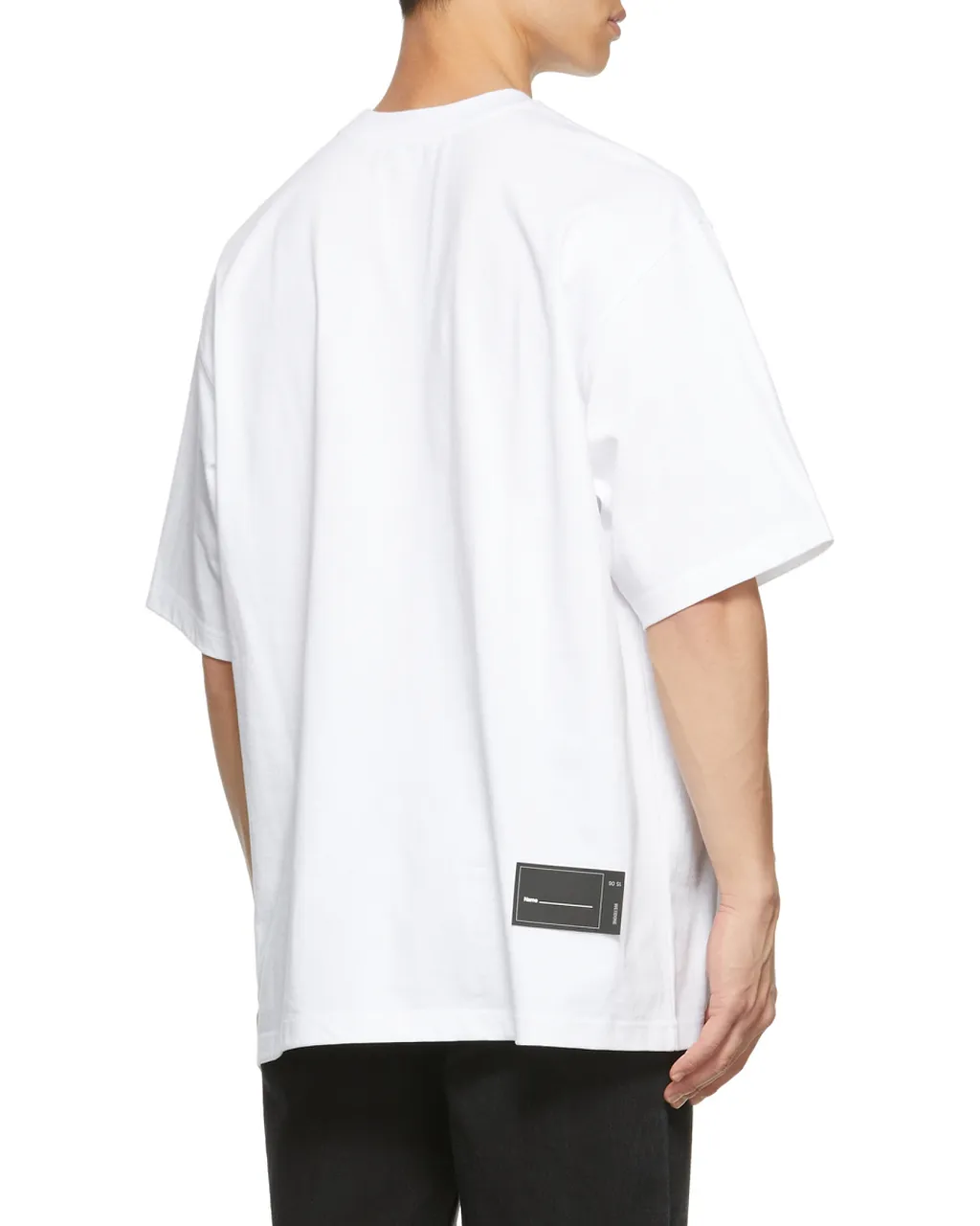 We11Done Oversized Logo Print T-Shirt