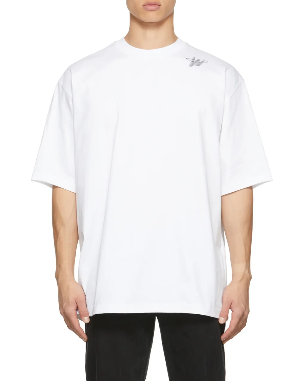 We11Done Oversized Logo Print T-Shirt