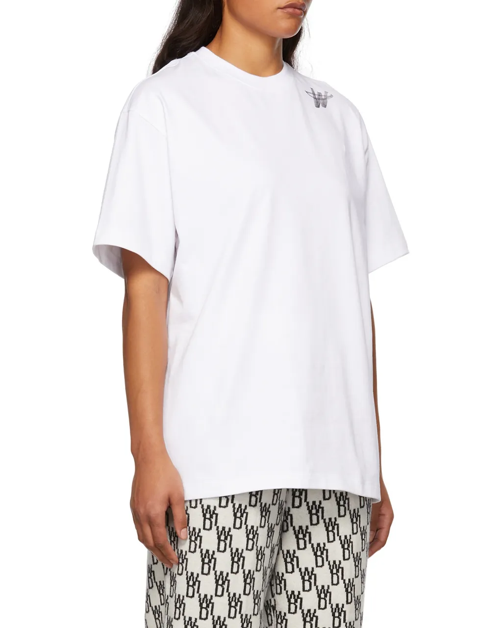 We11Done Oversized Logo Print T-Shirt