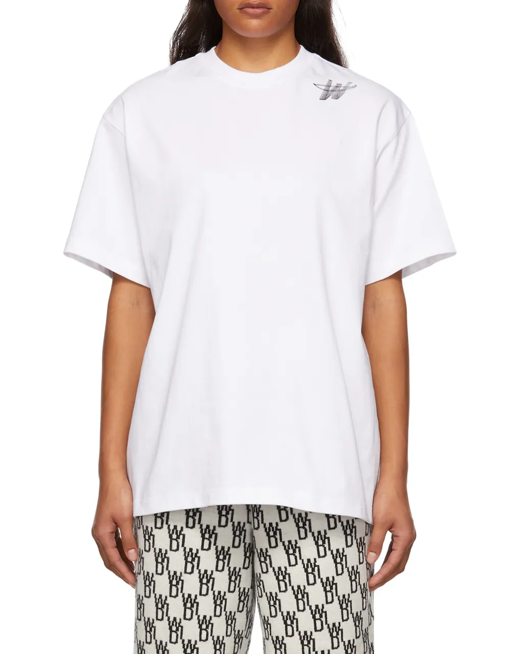 We11Done Oversized Logo Print T-Shirt