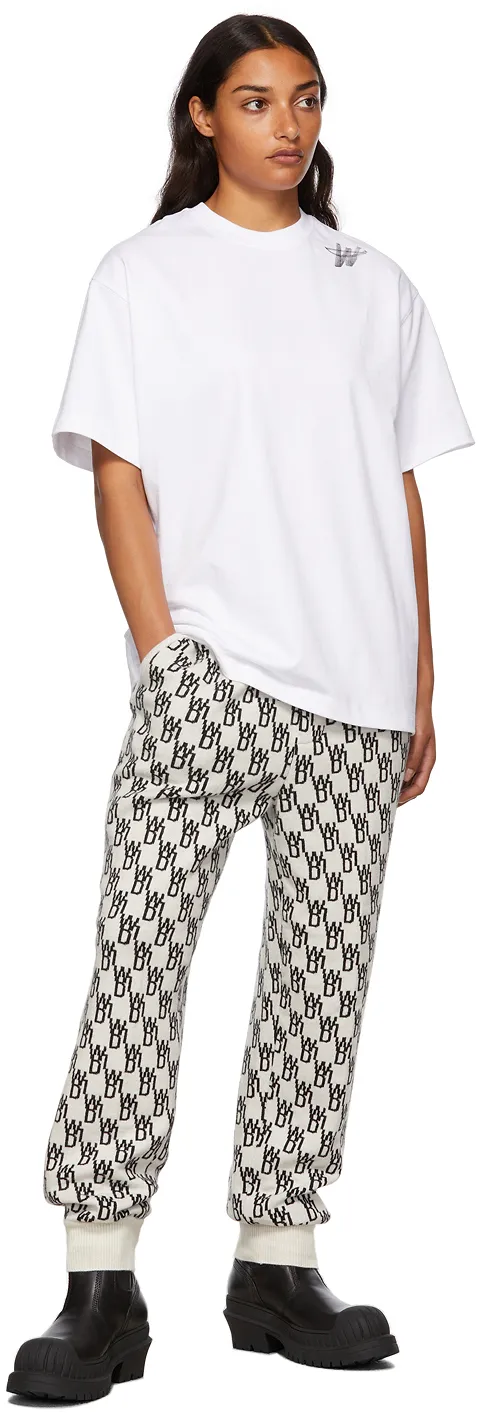 We11Done Oversized Logo Print T-Shirt