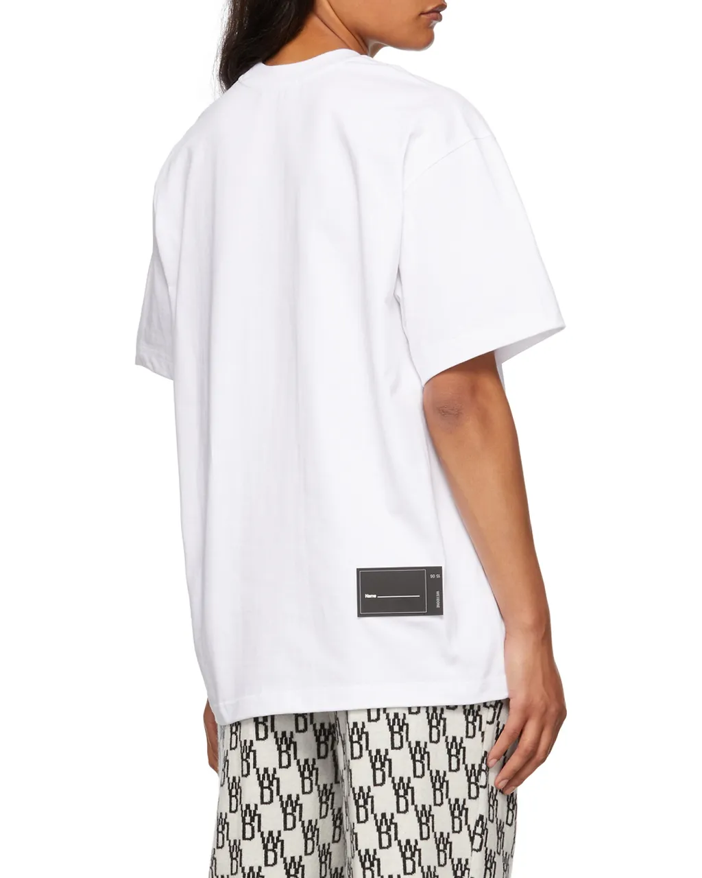 We11Done Oversized Logo Print T-Shirt