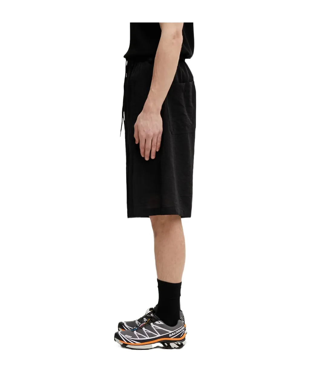 Y-3 Oversized Pleated Shorts