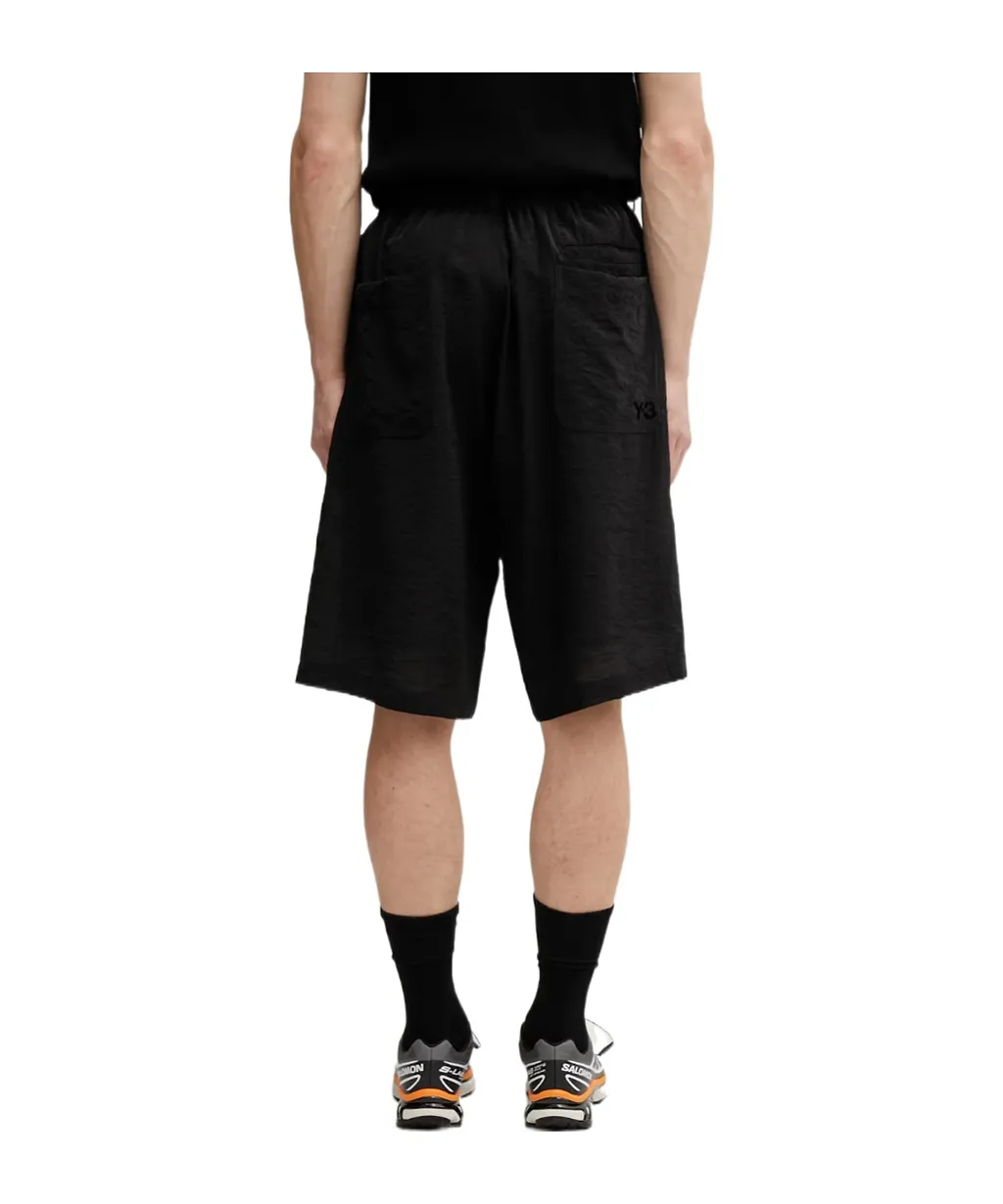 Y-3 Oversized Pleated Shorts