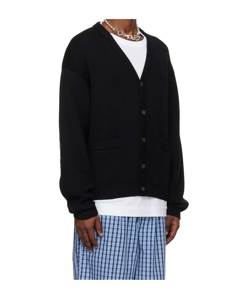 Vetements Crosses Knitted Cardigan