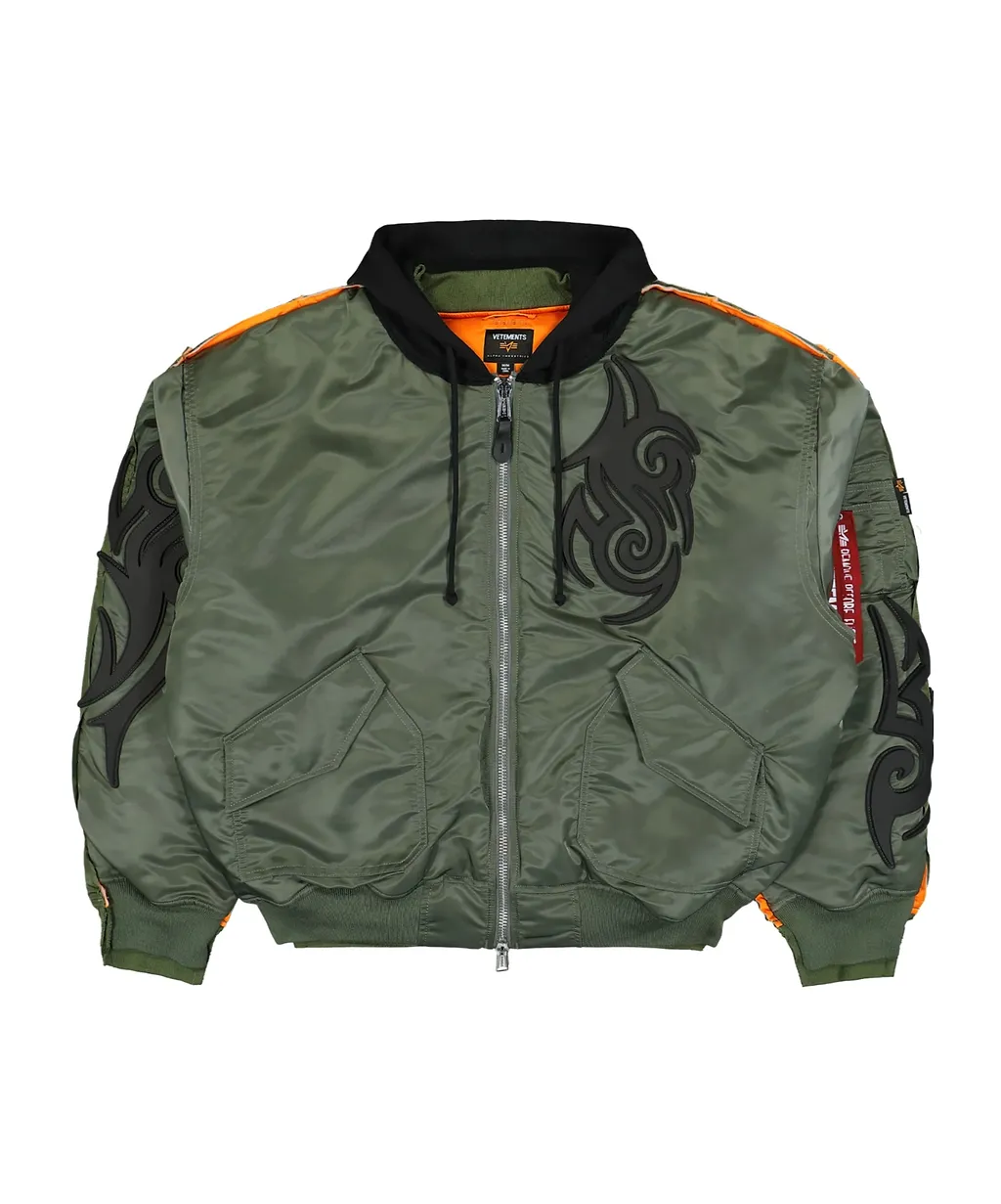 Tribal Reworked Bomber Jacket