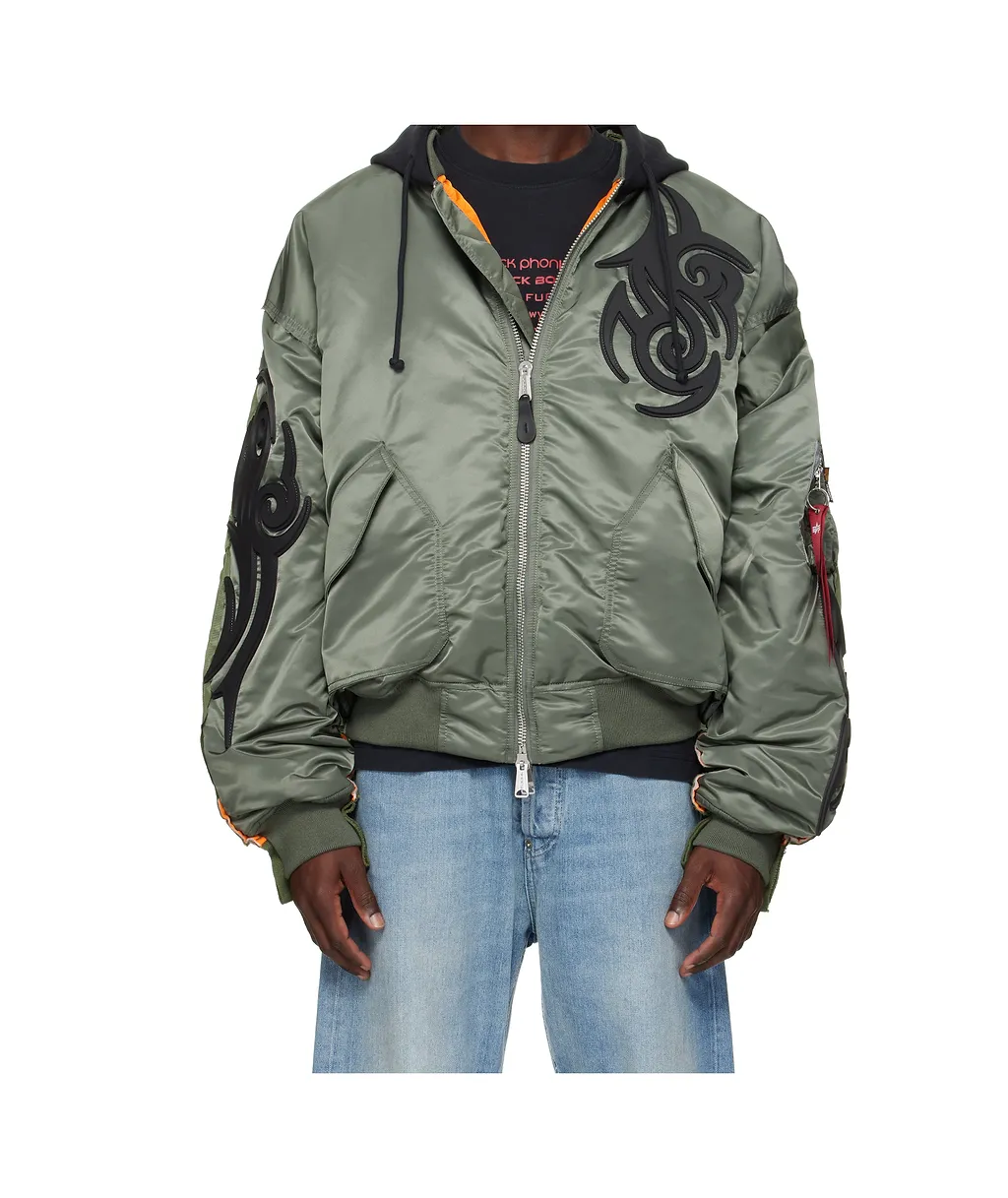 Tribal Reworked Bomber Jacket