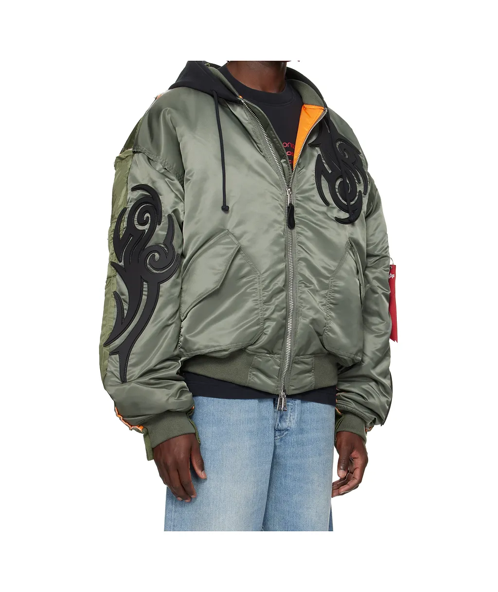 Tribal Reworked Bomber Jacket