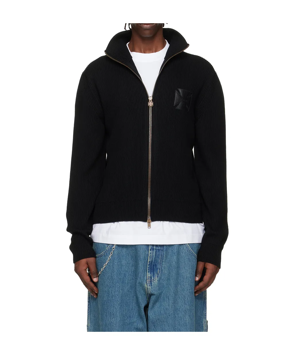 Vetements Logo Patch Zip-Up Jacket