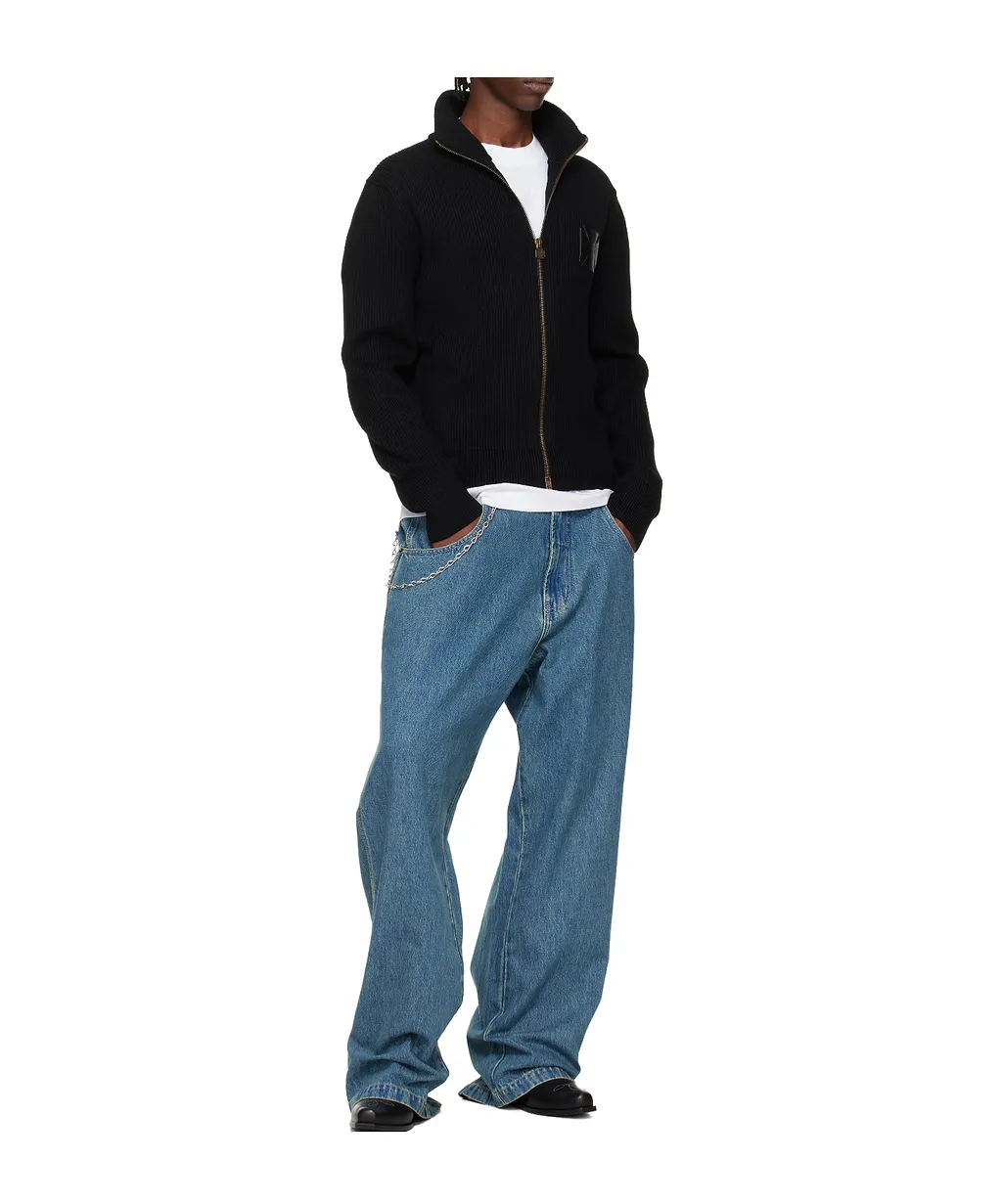 Vetements Logo Patch Zip-Up Jacket