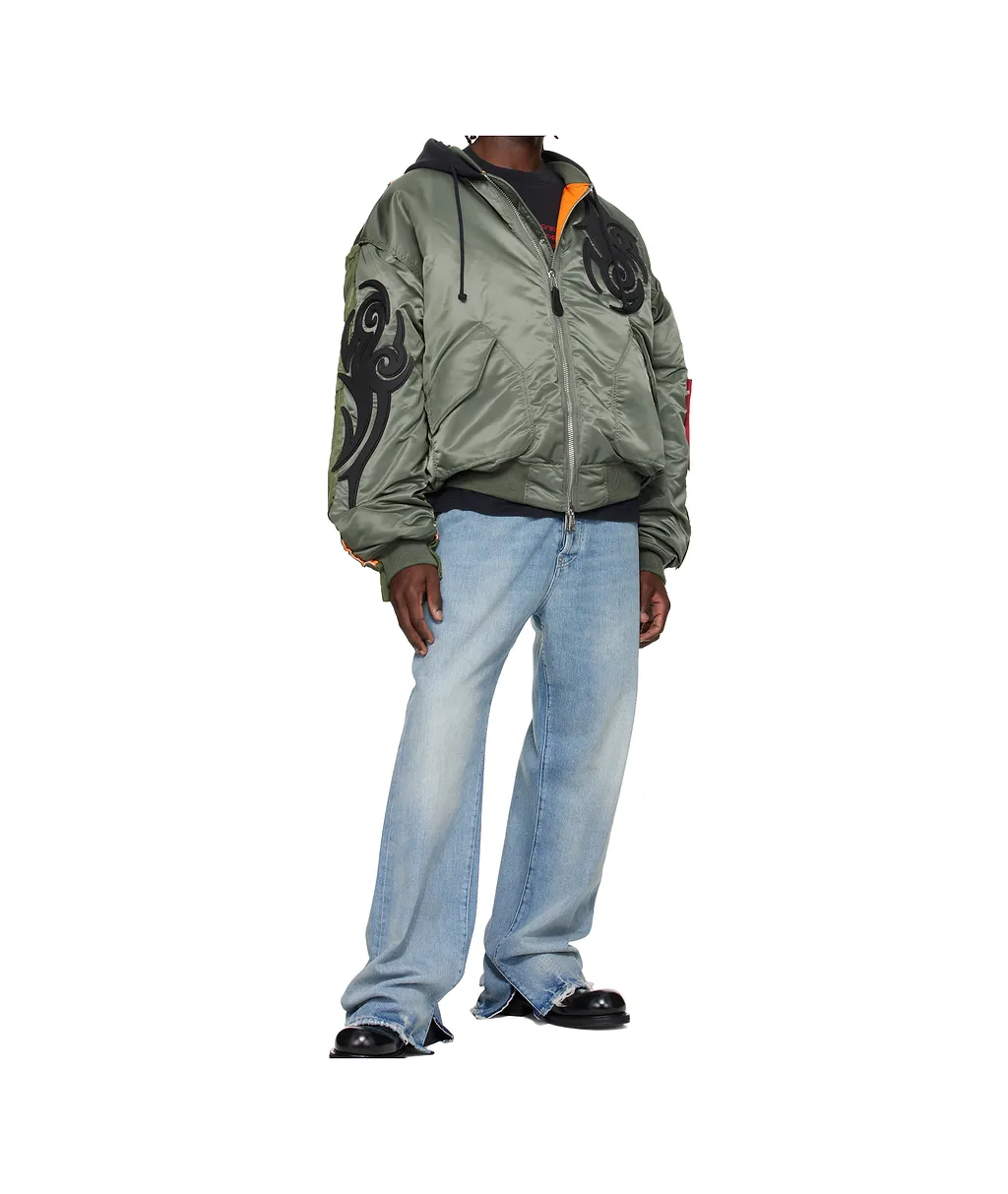 Tribal Reworked Bomber Jacket