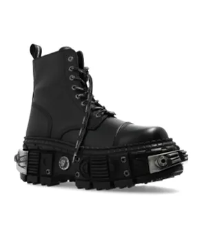 X New Rock Destroyer Leather Boots