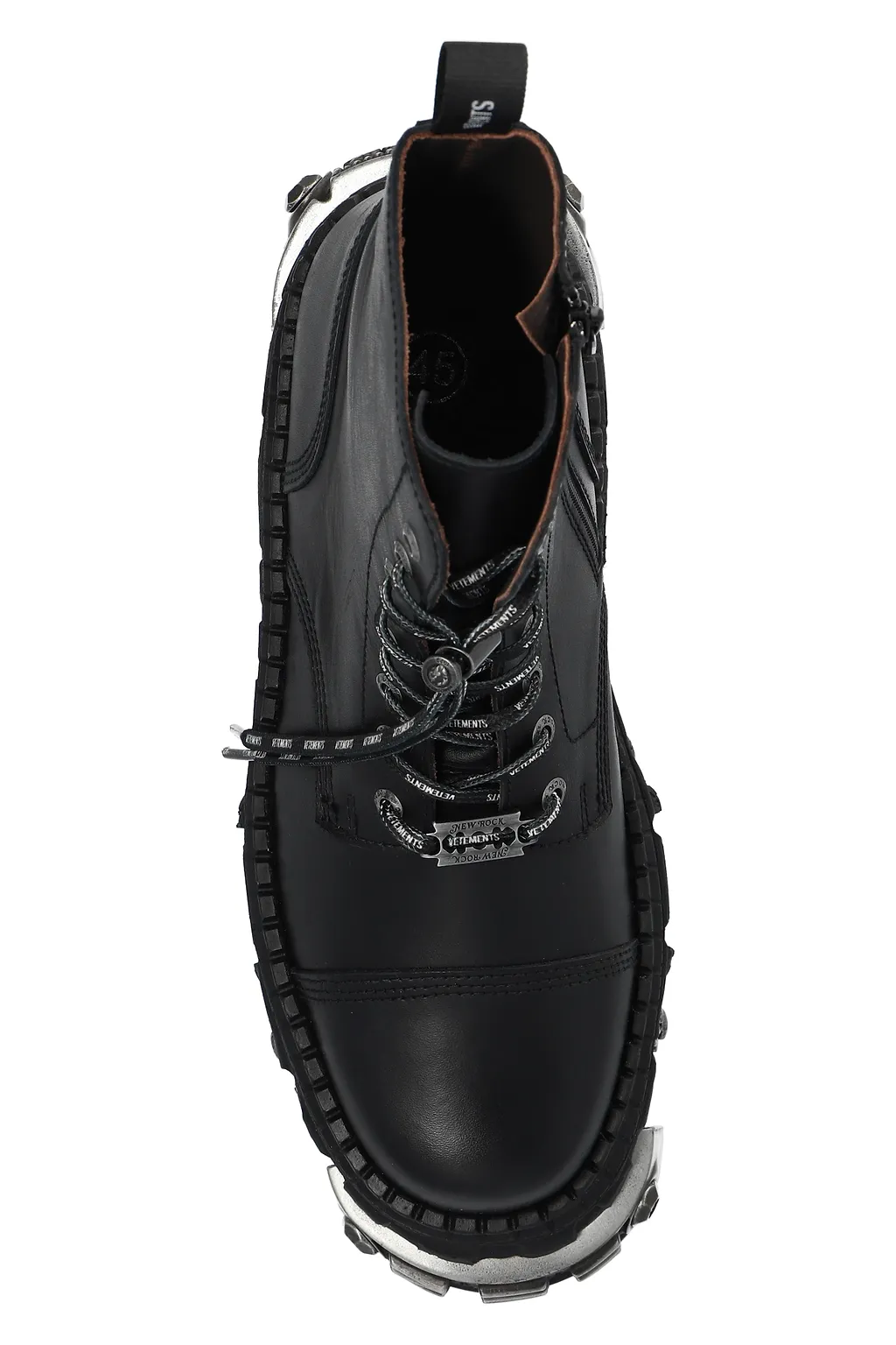 X New Rock Destroyer Leather Boots