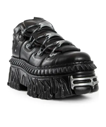 X New Rock Leather Sneakers