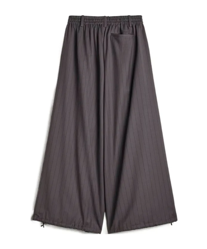 Pinstripe Drawstring Trousers