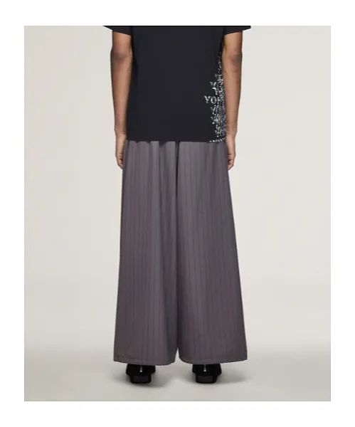 Pinstripe Drawstring Trousers