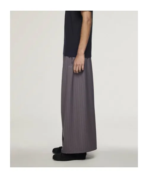 Pinstripe Drawstring Trousers