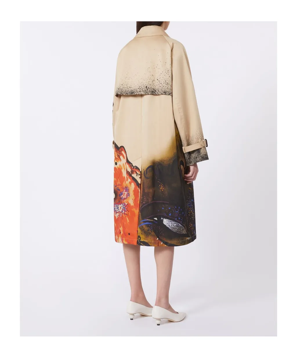Weekend Max Mara Pattern-Printed Belted Coat