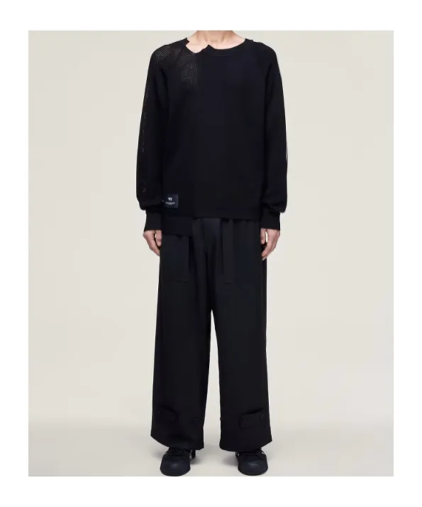 Y-3 Sport Uniform Wide Leg Tracksuit Bottoms