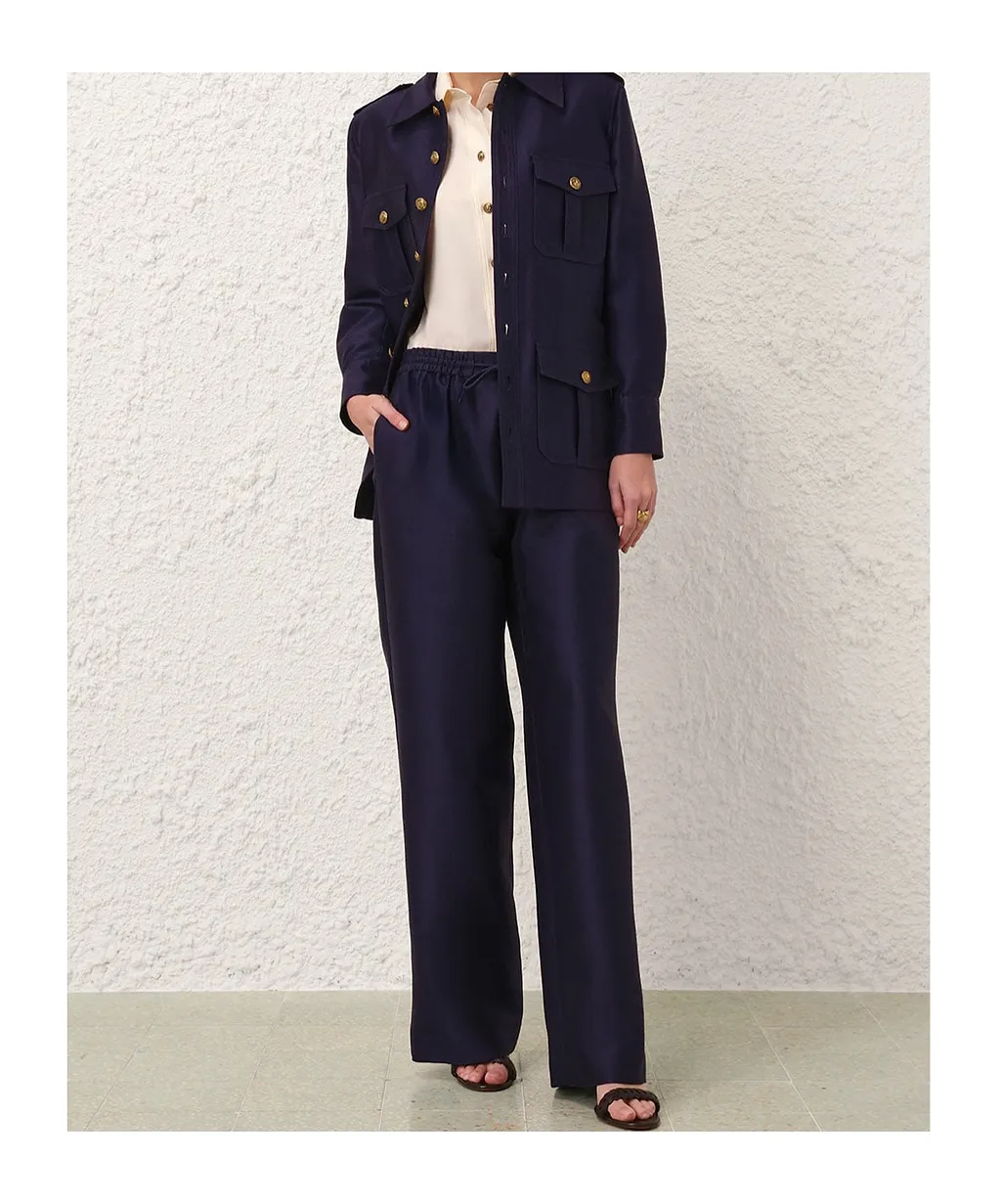 Elastic-Waist Trousers