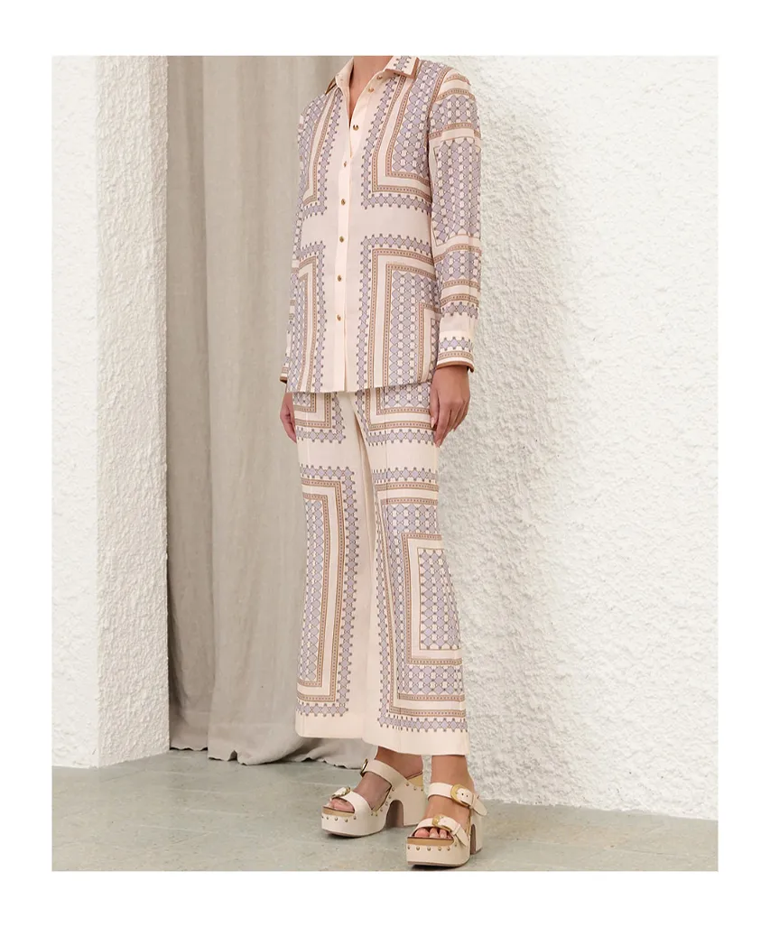 Patterned Collection Trousers