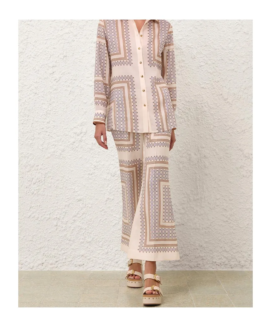 Patterned Collection Trousers