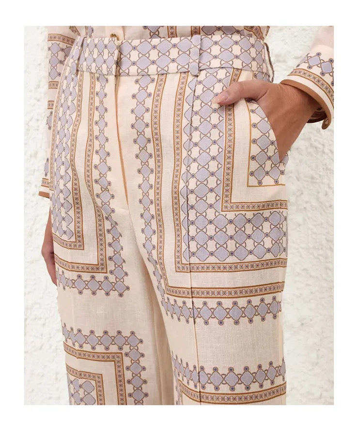 Patterned Collection Trousers