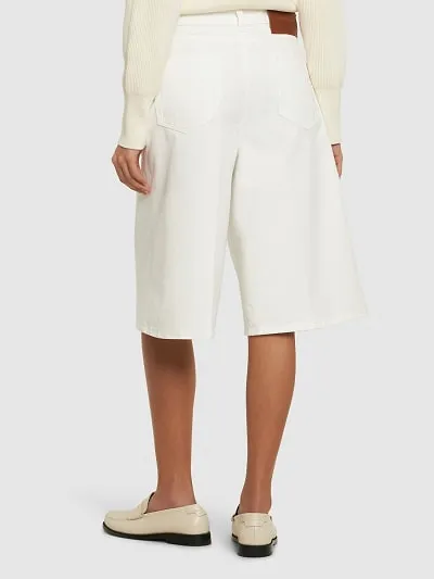 Logo Posted Bermuda Shorts