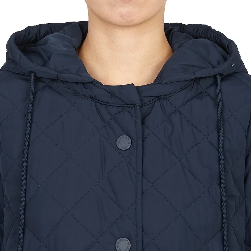 Weekend Max Mara Buttoned Drawstring Coat